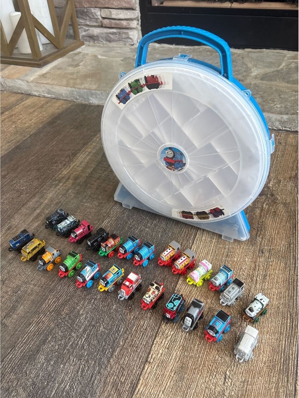 Fisher Price Thomas & Friends Mini Train Collection with Storage Case Toy LOT